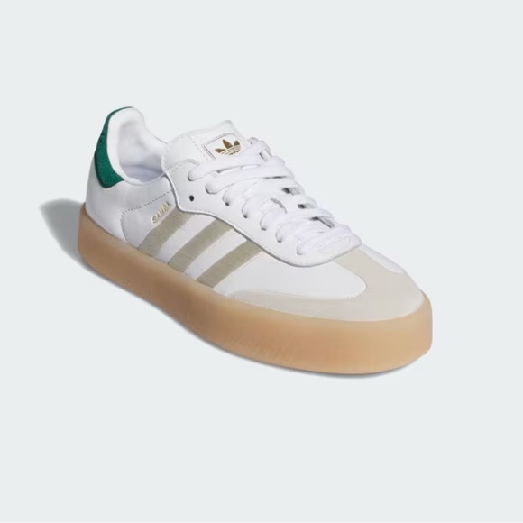 ADIDAS SAMBAE SHOES Off White / Aluminium / Gold Metallic - Picture 4 of 9